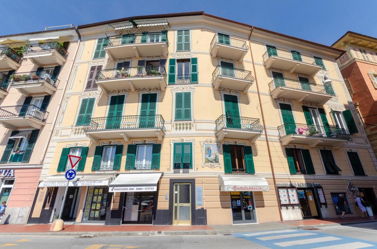Alla Casa Rosa Al Mare- Centrale A Di Fronte Al Mare- Emozionante- Garage Privato Gratuito A 800 Mt- Aria Condizionata-Wifi Rapallo Kültér fotó