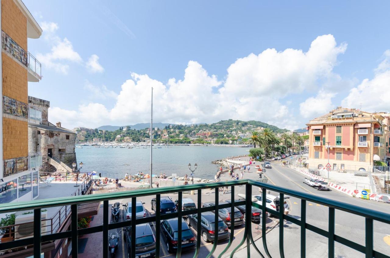 Alla Casa Rosa Al Mare- Centrale A Di Fronte Al Mare- Emozionante- Garage Privato Gratuito A 800 Mt- Aria Condizionata-Wifi Rapallo Kültér fotó