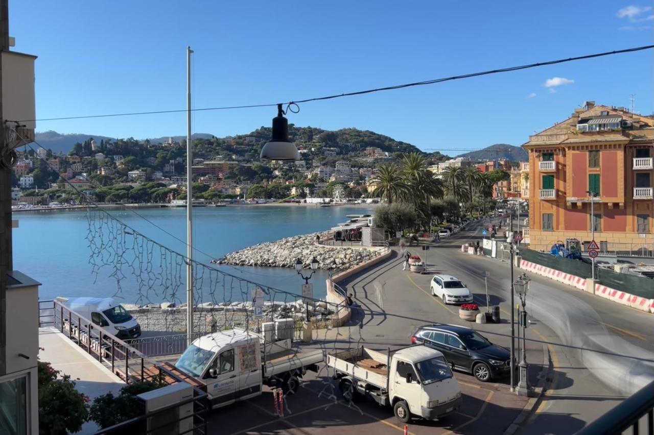 Alla Casa Rosa Al Mare- Centrale A Di Fronte Al Mare- Emozionante- Garage Privato Gratuito A 800 Mt- Aria Condizionata-Wifi Rapallo Kültér fotó