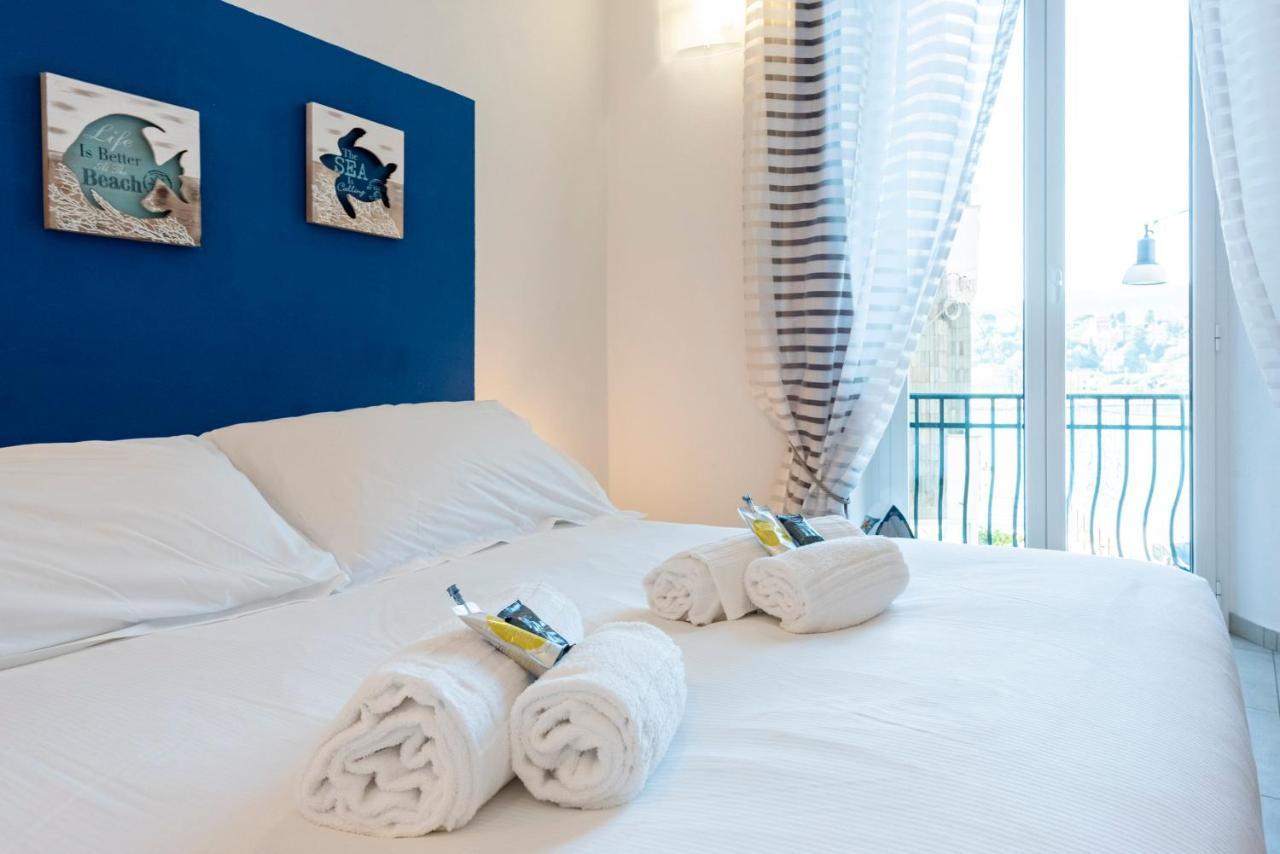 Alla Casa Rosa Al Mare- Centrale A Di Fronte Al Mare- Emozionante- Garage Privato Gratuito A 800 Mt- Aria Condizionata-Wifi Rapallo Kültér fotó