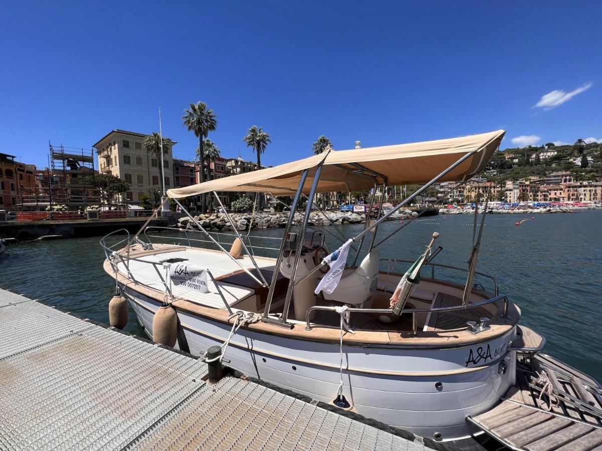 Alla Casa Rosa Al Mare- Centrale A Di Fronte Al Mare- Emozionante- Garage Privato Gratuito A 800 Mt- Aria Condizionata-Wifi Rapallo Kültér fotó